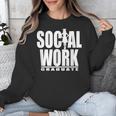 Social Work Graduate TShirt College Graduation Unisex Sweatshirt