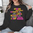 Social WorkerShirt Graduation Social Work Month Unisex Sweatshirt