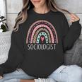 Sociologist Sociology Teacher Graduation Rainbow Unisex Sweatshirt