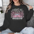 Sock Hop 50s Classic Car Nostalgia 1950s Greaser Unisex Sweatshirt