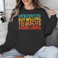 Speedcuber Introvert Cube Solver Speedsolving Speedcubing Unisex Sweatshirt