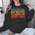 Speedcuber Introvert Cube Solver Speedsolving Speedcubing Unisex Sweatshirt
