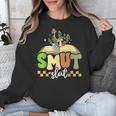 Spicy Book Lover Smut Slut Romance Reading Librarian Unisex Sweatshirt