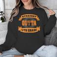 Straight Outta 5th Grade Shirt Fifth Graduation Boys Girls Unisex Sweatshirt