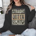 Straight Outta Cosmetology School Leopard Graduation Unisex Sweatshirt