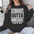 Straight Outta Homeschool Class 2025 Boys Kids Graduation Unisex Sweatshirt