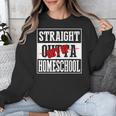 Straight Outta Homeschool Shirt Graduation Unisex Sweatshirt