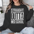 Straight Outta Med School Shirt Graduation Idea Unisex Sweatshirt