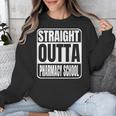 Straight Outta Pharmacy School Class 2025 Pharma Graduation Unisex Sweatshirt