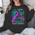 Suicide Awareness I Wear Teal Purple In Memory Of My Nephew Unisex Sweatshirt