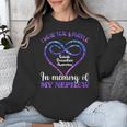 Suicide Prevention Shirt Teal & Purple In Memory Of Nephew Unisex Sweatshirt
