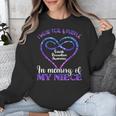 Suicide Prevention Shirt Teal & Purple In Memory Of Niece Unisex Sweatshirt