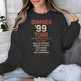Summer 99 Tour Original Playlist Retro Nostalgia Unisex Sweatshirt
