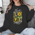 Sunflower Teach Love Inspire Cool Graduation Teacher School Unisex Sweatshirt