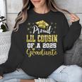 Super Proud Little Cousin Of 2025 Graduate Graduation Family Unisex Sweatshirt