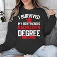 I Survived My Boyfriend's Bachelor's Degree Graduation Unisex Sweatshirt