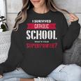 I Survived Catholic School Shirt Catholic Graduation Unisex Sweatshirt