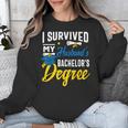 i Survived My Husbands Bachelors Degree Graduation Gifts Unisex Sweatshirt