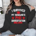 I Survived My Husband's PHD Dissertation Graduation Unisex Sweatshirt