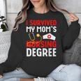 I Survived My Mom's Nursing Degree Graduation Day 2026 Unisex Sweatshirt