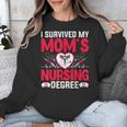 I Survived My Mom’s Nursing Degree Nurse Nursing Graduation Unisex Sweatshirt