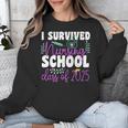 I Survived Nursing School Class Of 2025 New Nurse Graduation Unisex Sweatshirt