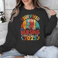 I Survived Nursing School Class Of 2025 Proud Graduation Unisex Sweatshirt