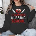 I Survived Nursing School Graduation Cool Unisex Sweatshirt