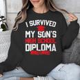 I Survived My Son's High School Diploma Graduation Unisex Sweatshirt