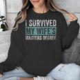 I Survived My Wife's Masters Degree Graduation Friends Unisex Sweatshirt