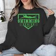 Swimming Senior Night Swim Senior 2026 Graduation 32 Unisex Sweatshirt