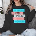 Threadless Grey Sky Chai Trans Book Pride Graphic Unisex Sweatshirt