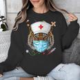 Tiger Nurse RN ER Nursing School Graduation Unisex Sweatshirt
