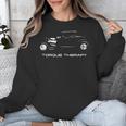Torque Therapy Automotive Nostalgia Vintage Hotrod Car Unisex Sweatshirt