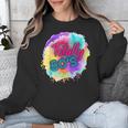 Totally 80's Tie Dye Retro Vibes 1980s Style Nostalgia Unisex Sweatshirt Totally 80's Tie Dye Retro Vibes 1980s Style Nostalgia Unisex Sweatshirt