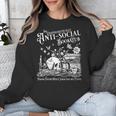 Unapologetically Antisocial Book Club Meets Weekly Retro Unisex Sweatshirt Unapologetically Antisocial Book Club Meets Weekly Retro Unisex Sweatshirt
