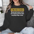Undecided Collage Student Novelty Graduation Present Unisex Sweatshirt