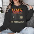 VHS Tape Nostalgia Old School Technology Humor Unisex Sweatshirt VHS Tape Nostalgia Old School Technology Humor Unisex Sweatshirt