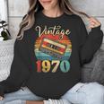 Vintage 1970 Retro Cassette Tape 70s Born Nostalgia Birthday Unisex Sweatshirt Vintage 1970 Retro Cassette Tape 70s Born Nostalgia Birthday Unisex Sweatshirt
