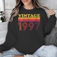 Vintage 1997 Retro Style 90's Born Nostalgia Vibes Birthday Unisex Sweatshirt