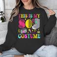 Vintage 80s Vibes Costume Nostalgia 1980s Fashion Cassette Unisex Sweatshirt
