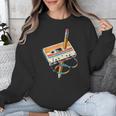 Vintage Cassette Tape And Pencil Nostalgia Party 70s 80s 90s Unisex Sweatshirt
