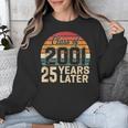 Vintage Class Of 2001 25 Years Later Reunion 25th Graduation Unisex Sweatshirt