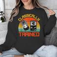 Vintage Retro Classically Trained Video Game 90s Nostalgia Unisex Sweatshirt