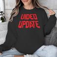 Vintage Video Update – 90s VHS Rental Nostalgia Minnesota Unisex Sweatshirt
