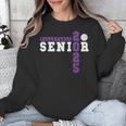 Volleyball Senior Night Volleyball Senior 2025 Graduation 26 Unisex Sweatshirt