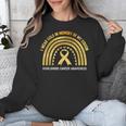 I Wear Gold In Memory Of My Cousin Unisex Sweatshirt