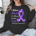 I Wear Purple In Memory Of My Sister Overdose Awareness Unisex Sweatshirt I Wear Purple In Memory Of My Sister Overdose Awareness Unisex Sweatshirt
