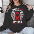 I Wear Red In Memory Of My Dad Heart Disease Awareness Month Unisex Sweatshirt