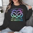 I Wear Teal & Purple Memory Of My Brother Suicide Prevention Unisex Sweatshirt